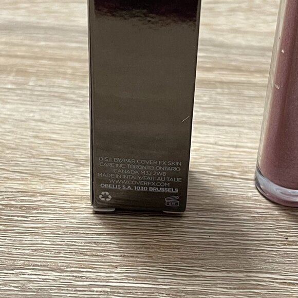 Cover FX BNIB Purple Crease Transfer Proof Cream Shimmer Veil In Amethyst - Picture 7 of 8